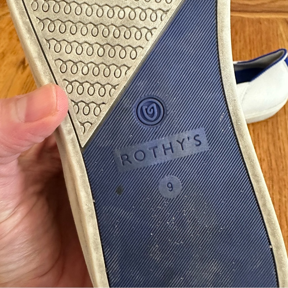 Rothy's The Original Slip On Sneaker in White - Picture 10 of 11